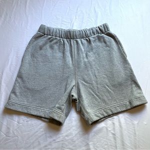 Lady White Co Gray French Terry Men's S Casual Sweat Shorts